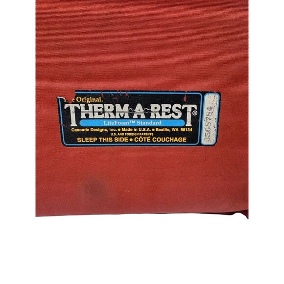 Therm-A-Rest Guide Lite Edition Self Inflating Mattress Pad Camping 47" VTG 90’s - Picture 3 of 16